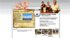 Desktop Screenshot of nerinaguestfarm.com