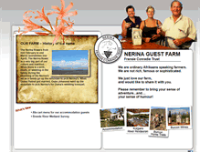 Tablet Screenshot of nerinaguestfarm.com